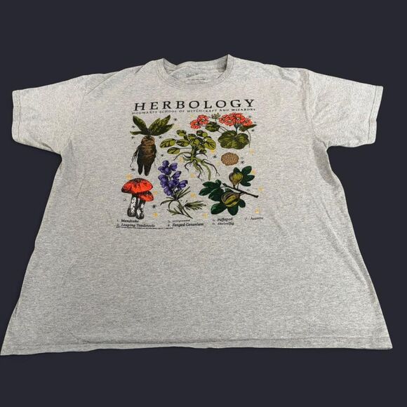 Harry-potter Men's Grey T-shirt - Picture 1 of 7